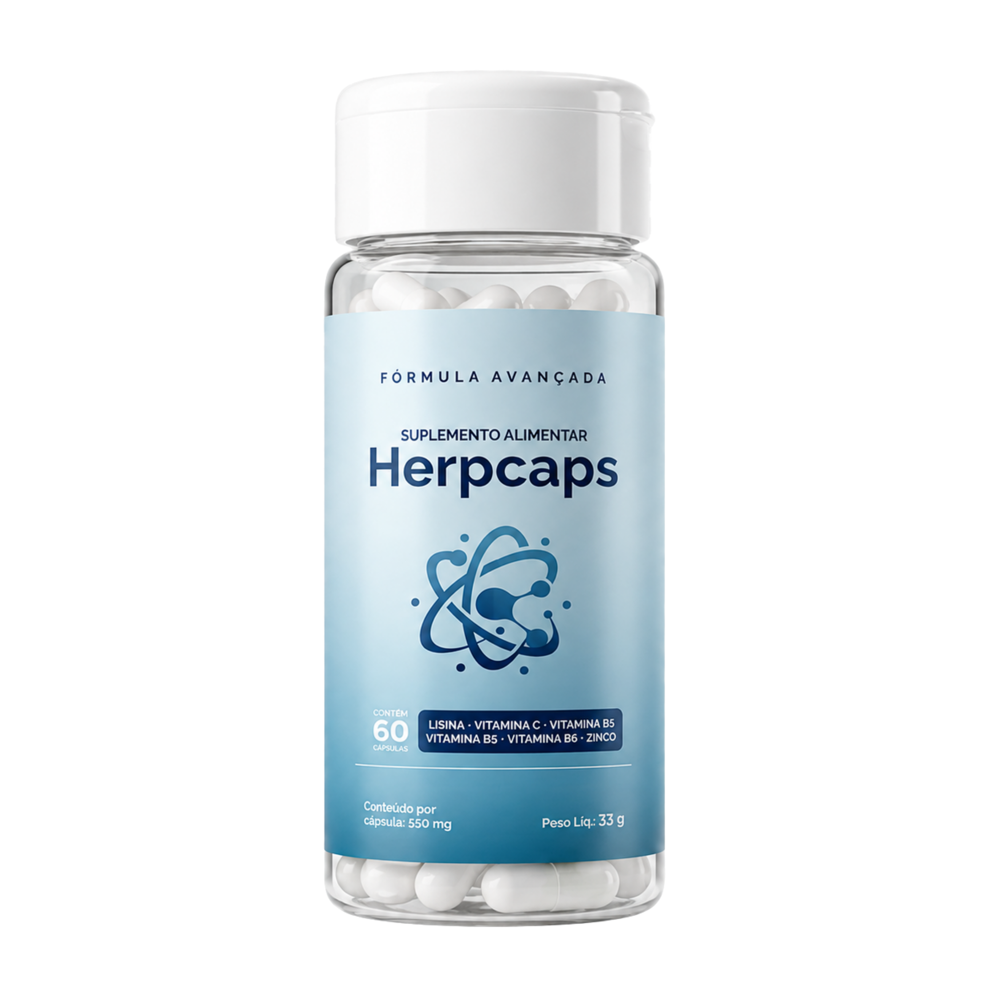 1 frasco Herpcaps