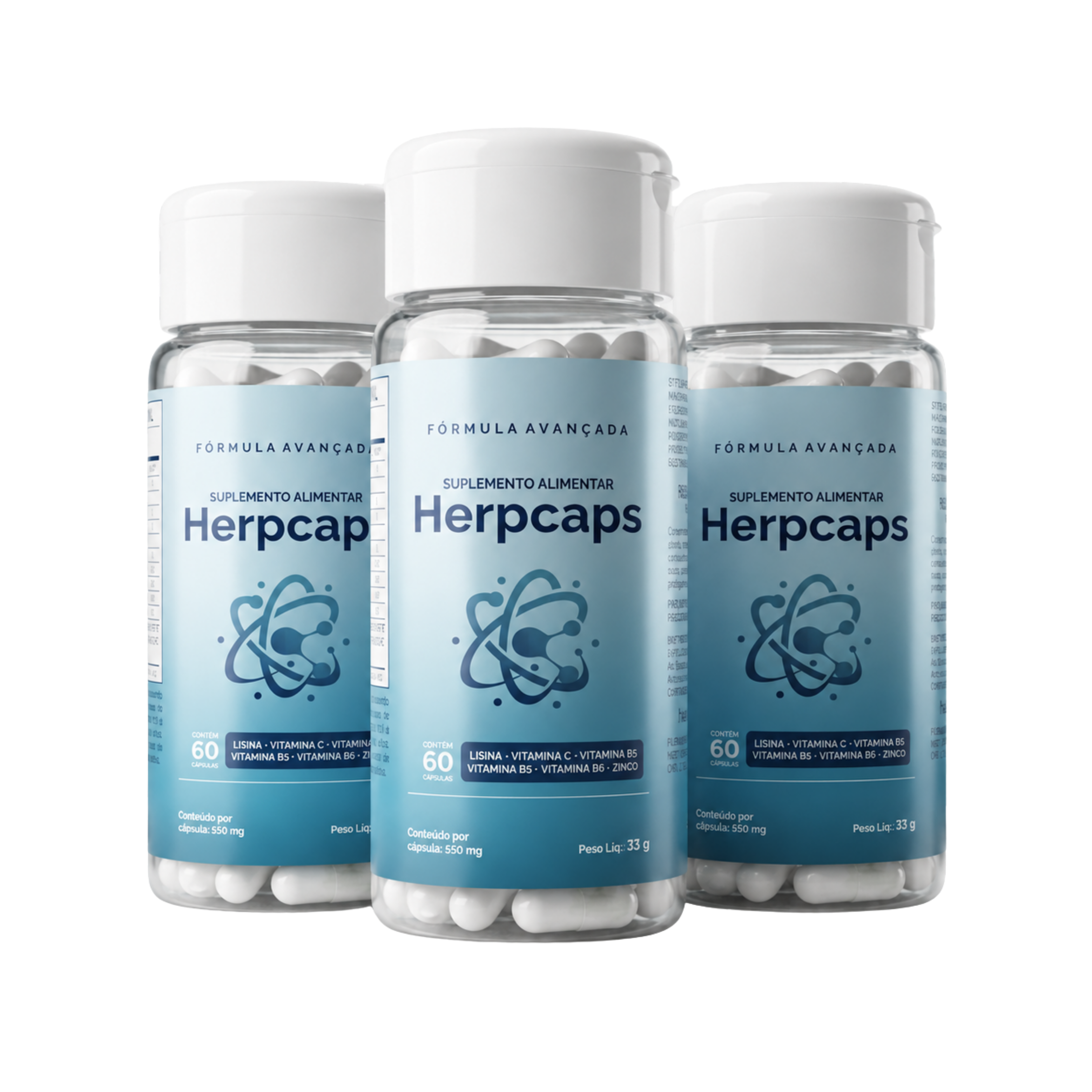 Kit Herpcaps 3 meses